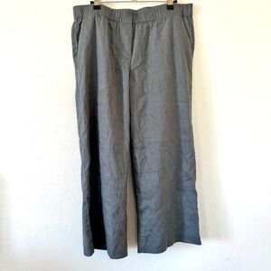 J.jill Linen Wide Leg Elastic Pant Size M